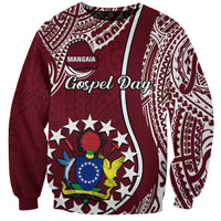 Personalised June 15 Mangaia Gospel Day Mangaia Cook Islands Sweatshirt Maroon Version - Wonder Print Shop
