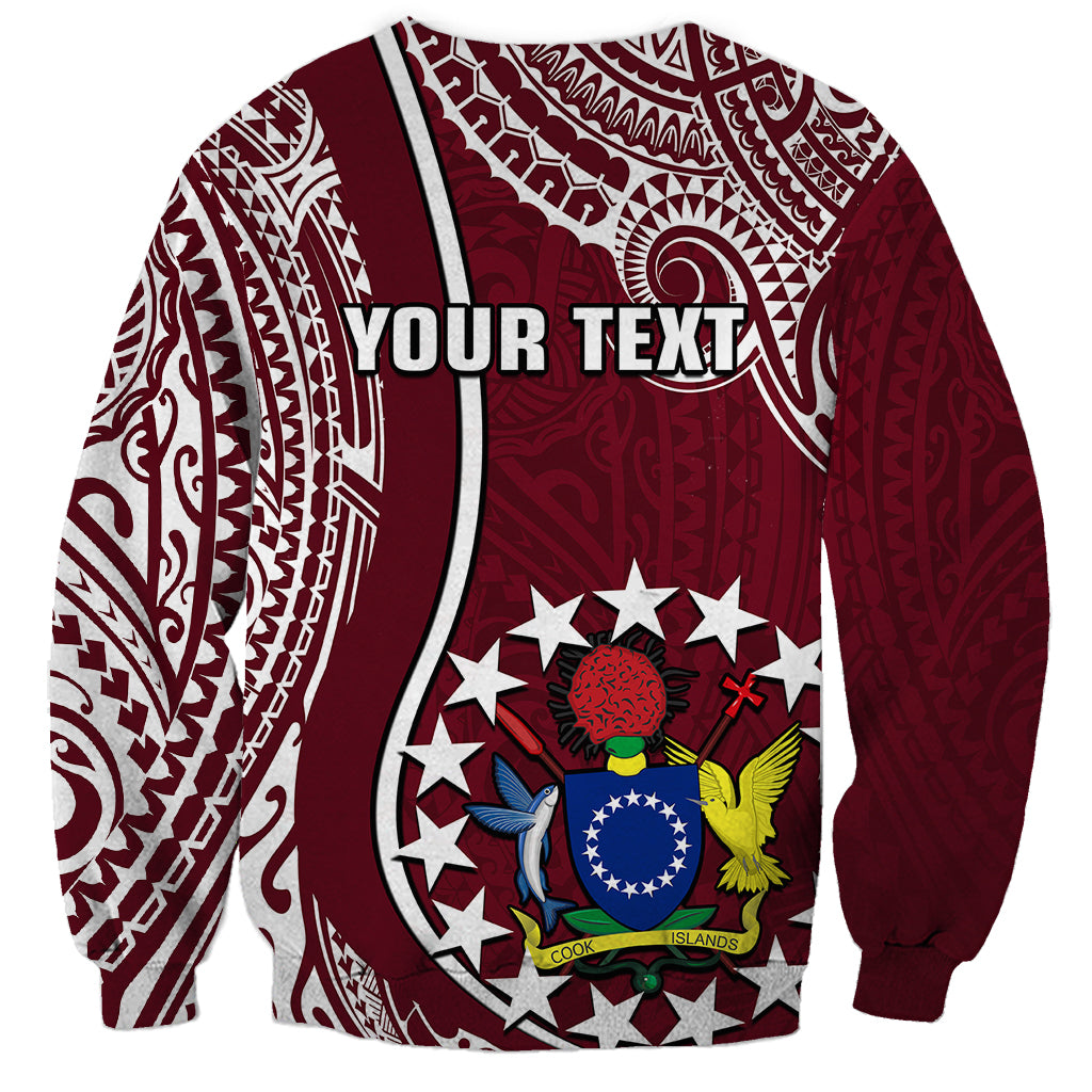 Personalised June 15 Mangaia Gospel Day Mangaia Cook Islands Sweatshirt Maroon Version - Wonder Print Shop