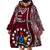 Personalised June 15 Mangaia Gospel Day Mangaia Cook Islands Wearable Blanket Hoodie Maroon Version - Wonder Print Shop