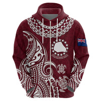 Custom Mangaia Cook Islands Hoodie Polynesian Sea Turtle - Wonder Print Shop