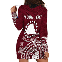 Personalised Mangaia Cook Islands Hoodie Dress Polynesian Sea Turtle - Wonder Print Shop