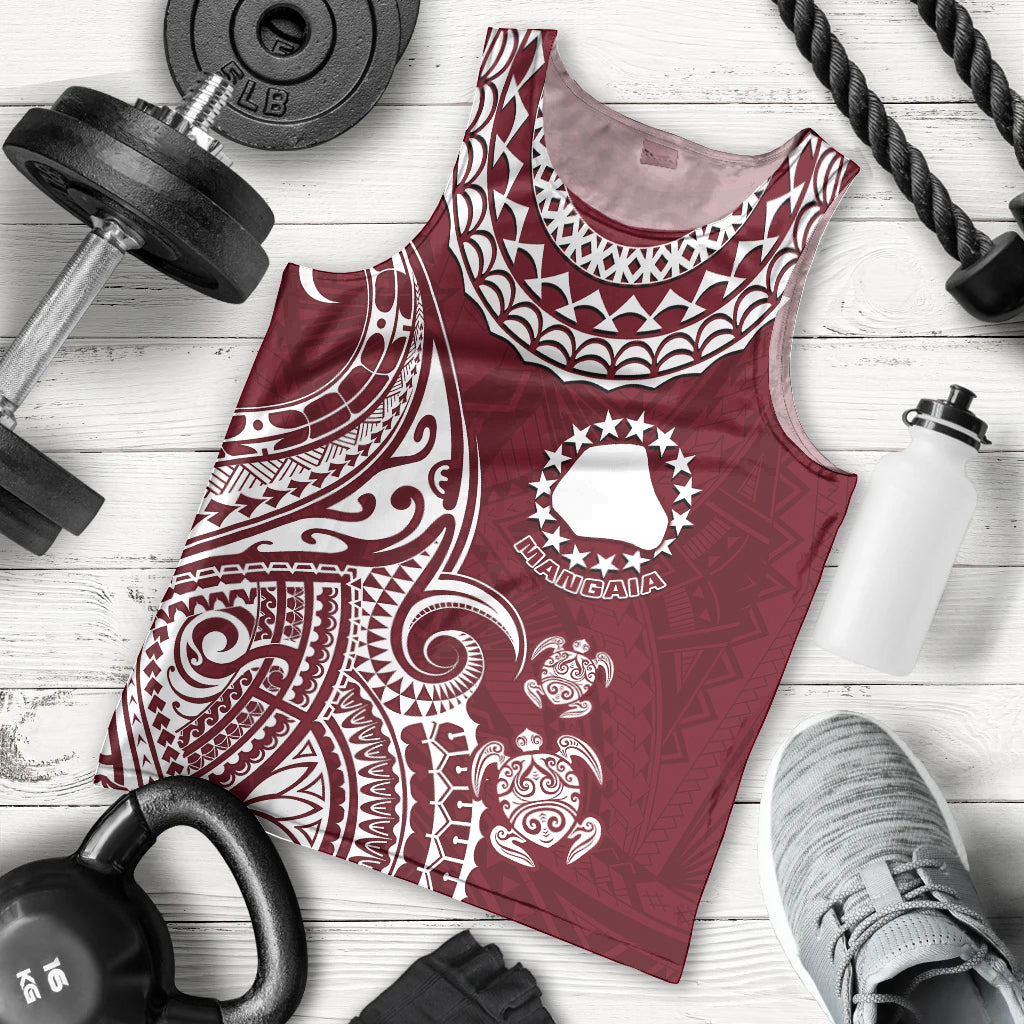 personalised-mangaia-cook-islands-men-tank-top-polynesian-sea-turtle