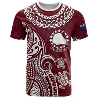 Personalised Mangaia Cook Islands T Shirt Polynesian Sea Turtle - Wonder Print Shop