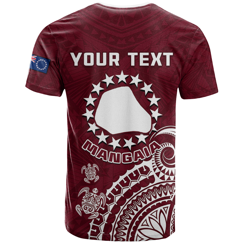 Personalised Mangaia Cook Islands T Shirt Polynesian Sea Turtle - Wonder Print Shop
