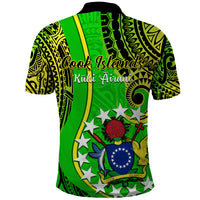 Polynesian Pride Cook Islands Polo Shirt Kuki Airani Coat Of Arms - Wonder Print Shop