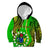 Personalised Cook Islands Kid Hoodie Kuki Airani Coat Of Arms - Wonder Print Shop