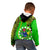 Personalised Cook Islands Kid Hoodie Kuki Airani Coat Of Arms - Wonder Print Shop