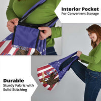 Custom USA 2024 Cricket Grocery Bag Go Champions Eagles