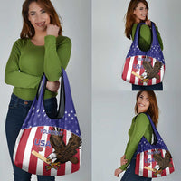 Custom USA 2024 Cricket Grocery Bag Go Champions Eagles