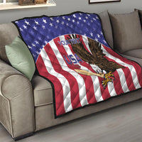 Custom USA 2024 Cricket Quilt Go Champions Eagles - Wonder Print Shop