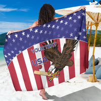 Custom USA 2024 Cricket Sarong Go Champions Eagles - Wonder Print Shop