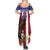 Custom USA 2024 Cricket Summer Maxi Dress Go Champions Eagles - Wonder Print Shop