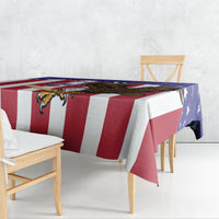 Custom USA 2024 Cricket Tablecloth Go Champions Eagles - Wonder Print Shop