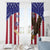 Custom USA 2024 Cricket Window Curtain Go Champions Eagles - Wonder Print Shop