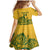 Custom South Africa Cricket Family Matching Mermaid Dress and Hawaiian Shirt 2024 African Pattern Go Proteas - Wonder Print Shop