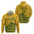 Custom South Africa Cricket Hoodie 2024 African Pattern Go Proteas - Wonder Print Shop