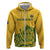 Custom South Africa Cricket Hoodie 2024 African Pattern Go Proteas