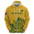 Custom South Africa Cricket Hoodie 2024 African Pattern Go Proteas