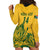 Custom South Africa Cricket Hoodie Dress 2024 African Pattern Go Proteas