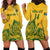Custom South Africa Cricket Hoodie Dress 2024 African Pattern Go Proteas