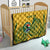 Custom South Africa Cricket Quilt 2024 African Pattern Go Proteas