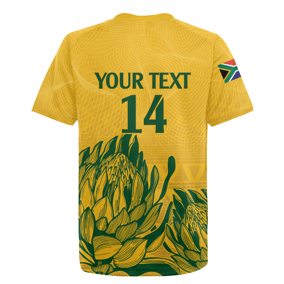 Custom South Africa Cricket Rugby Jersey 2024 African Pattern Go Proteas - Wonder Print Shop