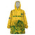 Custom South Africa Cricket Wearable Blanket Hoodie 2024 African Pattern Go Proteas - Wonder Print Shop