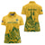 Custom South Africa Cricket Women Polo Shirt 2024 African Pattern Go Proteas - Wonder Print Shop