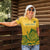Custom South Africa Cricket Women Polo Shirt 2024 African Pattern Go Proteas - Wonder Print Shop