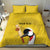 Custom Uganda Cricket Bedding Set Ugandan Grey Crowned Crane