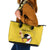 Custom Uganda Cricket Leather Tote Bag Ugandan Grey Crowned Crane - Wonder Print Shop