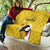 Custom Uganda Cricket Quilt Ugandan Grey Crowned Crane - Wonder Print Shop