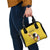 Custom Uganda Cricket Shoulder Handbag Ugandan Grey Crowned Crane