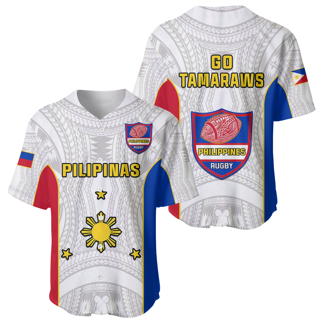 Philippines Rugby Baseball Jersey Pacific Pilipinas Go Tamaraws - Wonder Print Shop