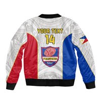 Personalised Philippines Rugby Bomber Jacket Pacific Pilipinas Go Tamaraws - Wonder Print Shop
