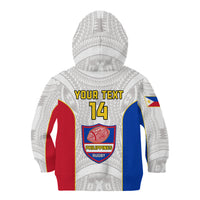 Personalised Philippines Rugby Kid Hoodie Pacific Pilipinas Go Tamaraws - Wonder Print Shop