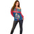 17 June Iceland National Day Off Shoulder Sweater Icelandic Folk Pattern - Wonder Print Shop