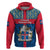 Personalised 17 June Iceland National Day Hoodie Icelandic Folk Pattern - Wonder Print Shop
