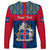 Personalised 17 June Iceland National Day Long Sleeve Shirt Icelandic Folk Pattern - Wonder Print Shop