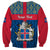 Personalised 17 June Iceland National Day Sweatshirt Icelandic Folk Pattern - Wonder Print Shop