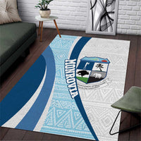 Liberia Monrovia Capital Area Rug African Pattern Curves Style