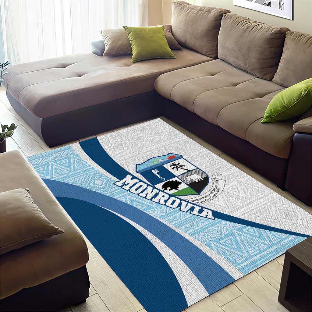 Liberia Monrovia Capital Area Rug African Pattern Curves Style