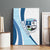 Liberia Monrovia Capital Canvas Wall Art African Pattern Curves Style