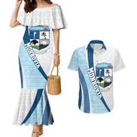 Liberia Monrovia Capital Couples Matching Mermaid Dress and Hawaiian Shirt African Pattern Curves Style
