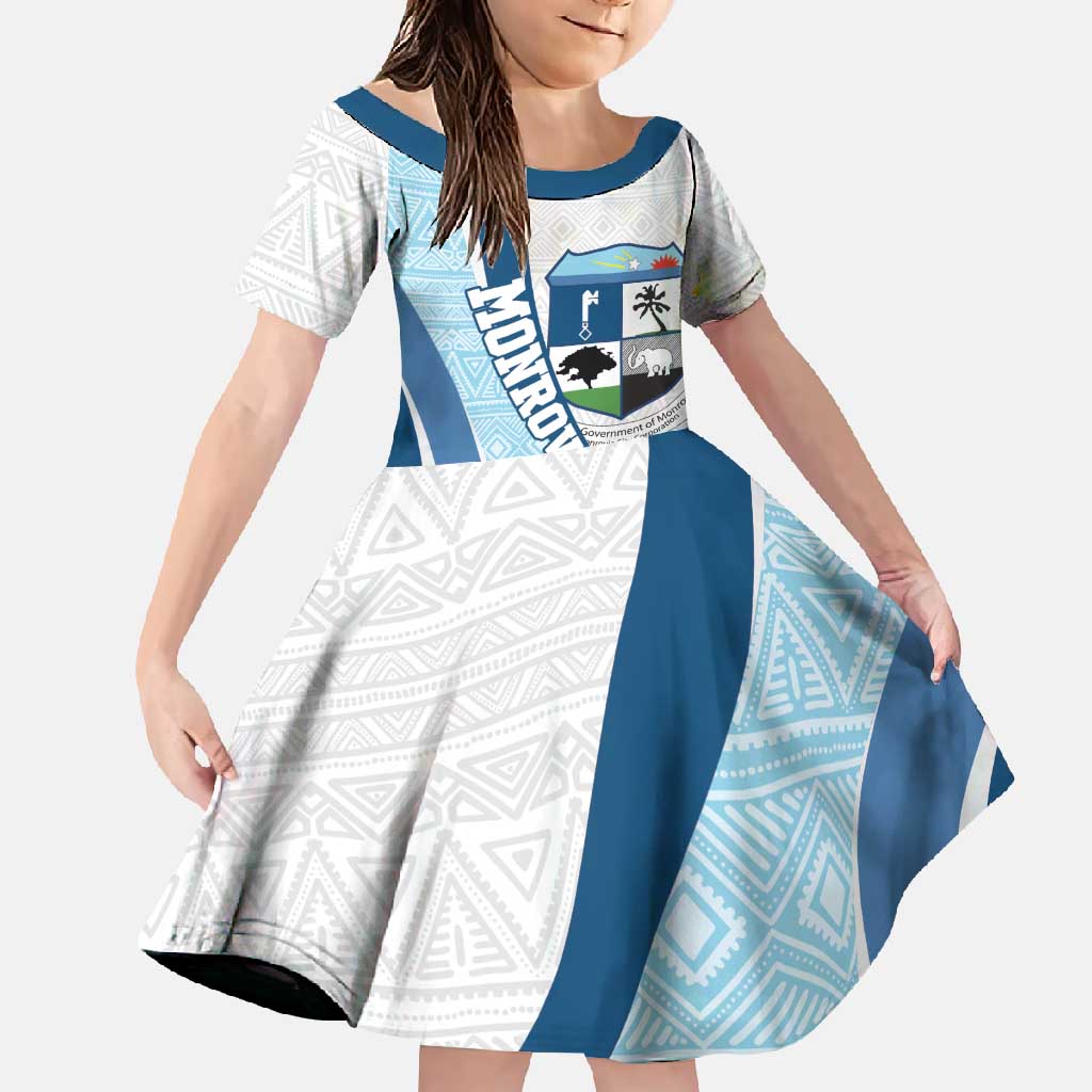 Liberia Monrovia Capital Family Matching Off Shoulder Maxi Dress and Hawaiian Shirt African Pattern Curves Style