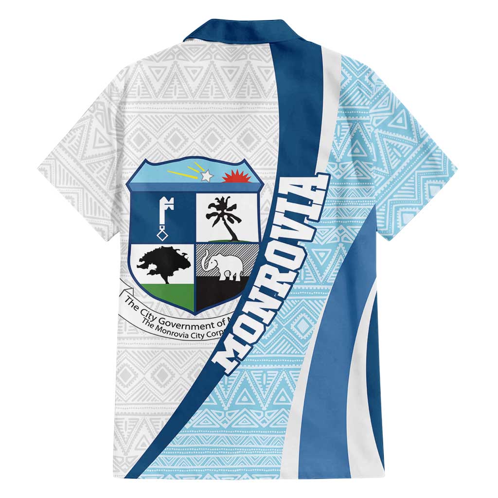 Liberia Monrovia Capital Family Matching Off Shoulder Short Dress and Hawaiian Shirt African Pattern Curves Style