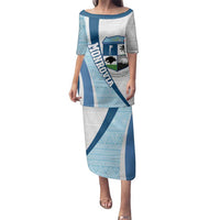 Liberia Monrovia Capital Family Matching Puletasi and Hawaiian Shirt African Pattern Curves Style