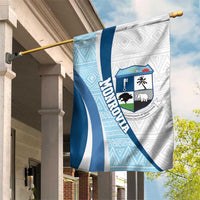 Liberia Monrovia Capital Garden Flag African Pattern Curves Style