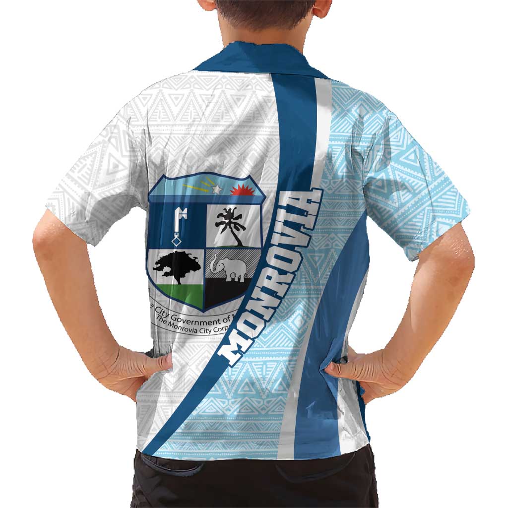 Liberia Monrovia Capital Hawaiian Shirt African Pattern Curves Style