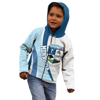 Liberia Monrovia Capital Kid Hoodie African Pattern Curves Style